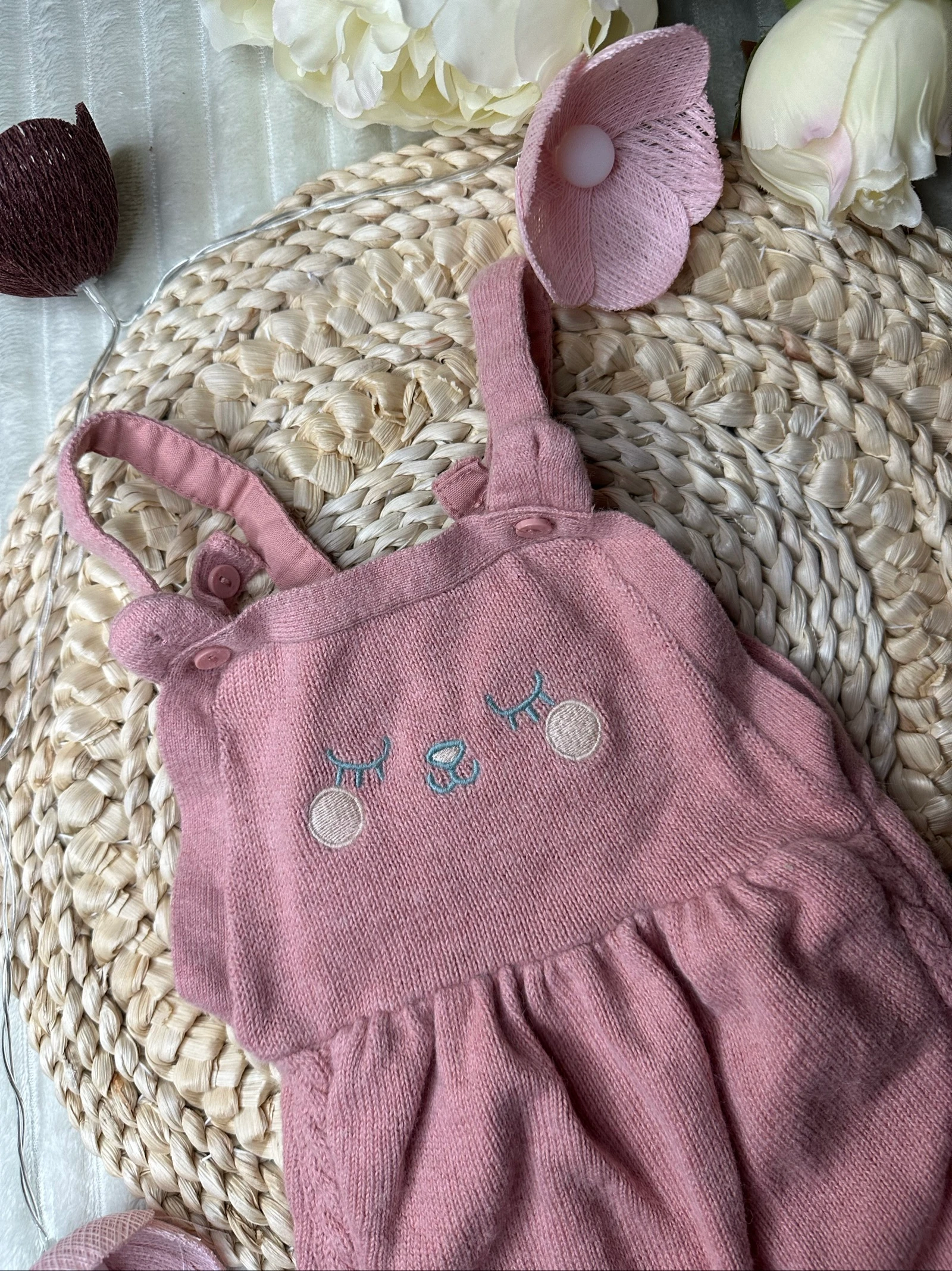 Salopette de punto rosa Sergent Major 3 meses – photo 2